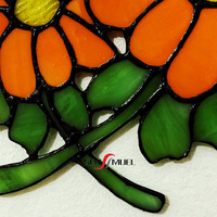 Bricolage soudure à la main artistique verre mosaïque église panneaux de fenêtre en verre coloré écran de toit en verre coloré pendentif suspendu