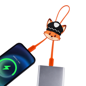 Cavo di ricarica USB <span class=keywords><strong>C</strong></span> a <span class=keywords><strong>C</strong></span> anti-groviglio in PVC con cinturino da polso, decorativo e di tendenza, ideale come regalo - Product Image 1