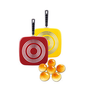 Eco-Friendly Single Griddle <strong>Pan</strong> with Non-Stick Coating for Induction Cooker Aluminum Alloy and Bakelite Handle - Product Image 2