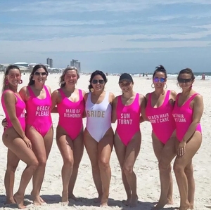 Venta al por mayor Traje de baño de las mujeres Trajes de baño de una pieza Logotipo personalizado Imprimir Bikini Novia Traje de baño del banquete de boda - Product Image 2