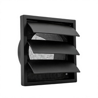 Système d'air frais, cache-lamelles carré pour balcon, climatisation centrale, ventilation réglable, lamelles auto-suspendues