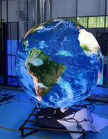 Pantalla LED Esférica Interior P1.25, Pantalla de Video de Alta Luminosidad Legible Bajo la Luz Solar para Centros Comerciales y Exposiciones