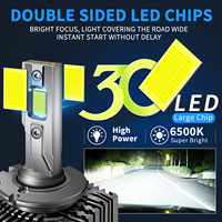 Feux avant LED universels D1S D3S pour voitures de luxe |   Kits de conversion de phares LED D1S D2S D4S D5S D8S super lumineux 180W 6500K