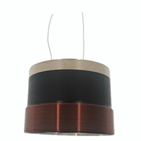 Pièces de haut-parleur passif en titane TGL de haute qualité 75,5 mm, résistant aux hautes températures, bobine de basses, embout de phase, unité de pilote