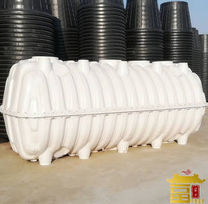 PP + PE 3室バイオ地下家族下水処理プラントPP浄化槽0.6 CBM ~ 2.5CBM - Product Image 6