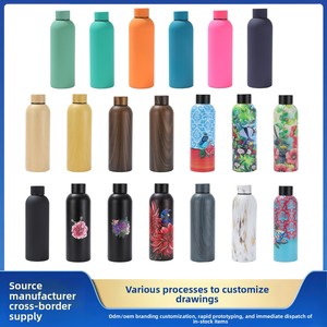 Nuevo Estilo Termo Portátil <span class=keywords><strong>de</strong></span> Goma con Aislamiento al Vacío <span class=keywords><strong>de</strong></span> Doble Capa <span class=keywords><strong>de</strong></span> Acero Inoxidable 304, Estilo Americano para Refrescos, <span class=keywords><strong>de</strong></span> Boca Estrecha - Product Image 2