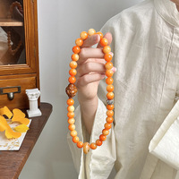 2025 jaune Orange Bodhi cordon islamique hommes femmes Double cercle TikTok Explosions bouddha perle