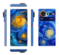 Smartphone Nubia Z80 Ultra à écran plein 144Hz, édition Starry Night, 64MP, Snapdragon 8 Elite Gen5, 5G, avec ROM globale, nouveau