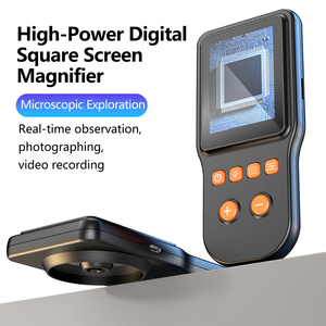 Loupe numérique portative en verre haute définition de 2,8 pouces avec éclairage LED, personnalisée en usine, pour l'appréciation et l'entretien des bijoux - Product Image 2