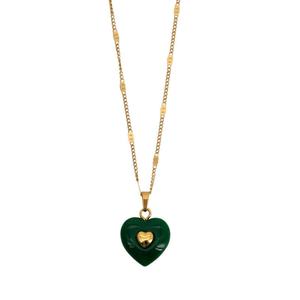 Collares con Colgante de Corazón Modernos 2026, Joyería Minimalista Hipoalergénica de Acero Inoxidable 316L con Baño de Oro PVD de 18k para Mujer - Product Image 6