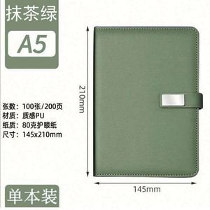 Wholesale Promotional Luxury Gifts Item A5 Leather <b>Notebook</b> Saddle Stitching Refillable Diary Business Corporate Gift <b>Set</b> Pen - Product Image 3