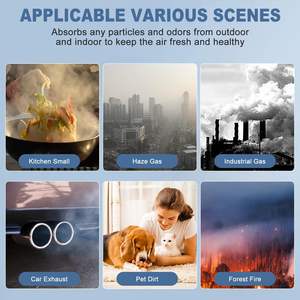 Filtre de remplacement HEPA véritable H13 à 4 étages compatible avec Proscenic A9, <span class=keywords><strong>Probreeze</strong></span> PB-P07 et Insignia NS-APMWH2 - Product Image 5