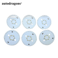 Ampoule LED pour flipper, luminosité réglable, double face, 38 LED, 6,3 V, T10, carte PCB LED, lumières LED pour pare-chocs de flipper