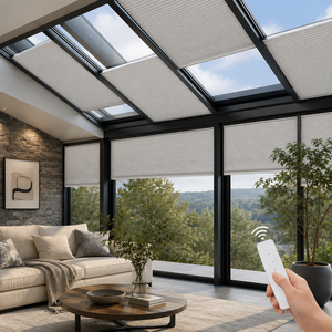 Stores alvéolaires isolants ZSTARR pour fenêtres, texture personnalisée, isolation thermique R-Value, marque sur mesure - Product Image 1