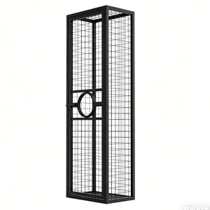 BANSEY Cage SM à double orientation pour position debout et allongée, lit de bondage en métal, outils sexuels - Product Image 6