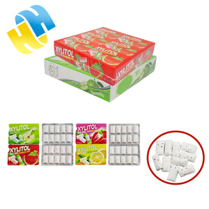 Dulces al por Mayor con Etiquetas Privadas Personalizadas, Goma de Mascar de Xilitol con Sabor a Frutas Mixtas en Caja Halal, Chicle de Burbujas, Caramelo de Juguete para Niños OEM - Product Image 2