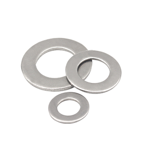 Rondelles plates en acier inoxydable 18-8 de haute qualité, métriques, DIN125 Forme A, tailles M6 <span class=keywords><strong>M8</strong></span> M10 M12 M16, rondes - Product Image 4