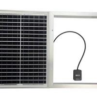 Module de panneau solaire monocristallin en silicium de type N à demi-cellules 50W 100W pour les petits systèmes d'éclairage domestique et extérieur