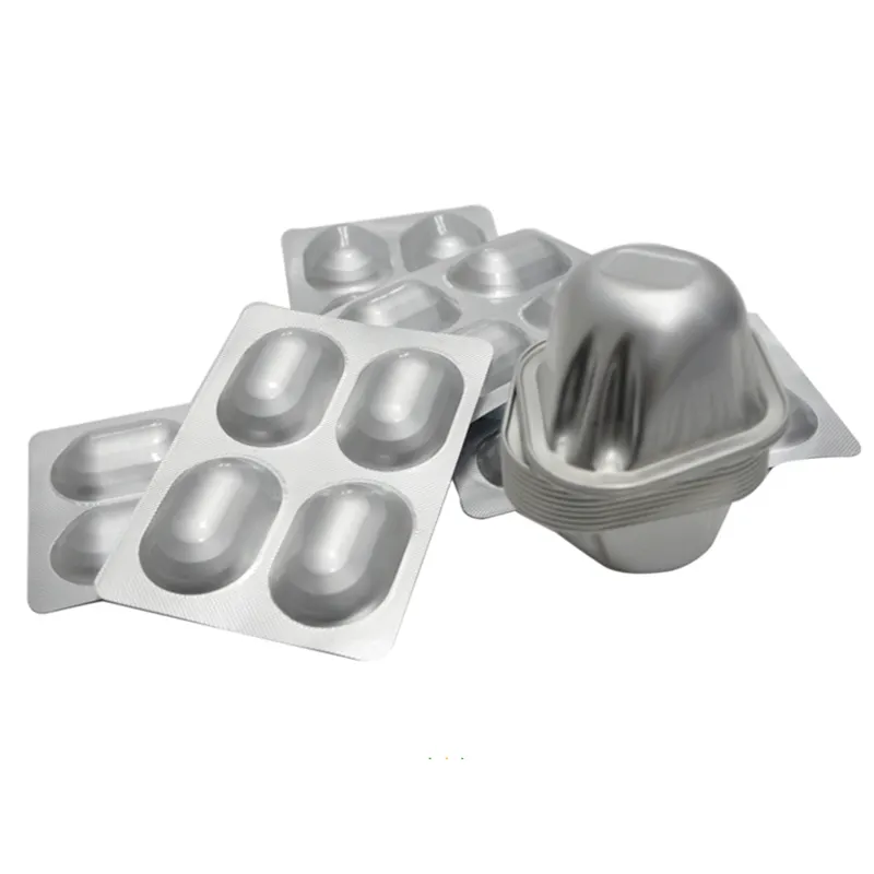 Geneeskrachtige Soort Blisterverpakking Aluminiumfolie Pil Blister Verpakking Koudgeperst Aluminium/Alu Folie Koud Vormen