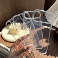 Coques de téléphone portable transparentes antichoc en TPU pour iPhone 17 16 15 14 13 12 11 Pro Max – Vente en gros