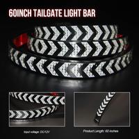 Nouvelle arrivée, bande lumineuse LED de signalisation de direction rouge de 48 pouces pour hayon de camionnette Dodge Ram