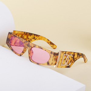 Partagas all'ingrosso moda alla moda Designer Logo personalizzato stile <span class=keywords><strong>Y2K</strong></span> piccola cornice UV400 occhiali da sole occhiali da sole per le donne - Product Image 6