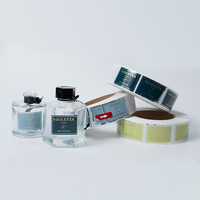 Autocollants personnalisés en vinyle avec logo personnalisé, pour emballage de bouteille, pegasus, étiquette de parfum