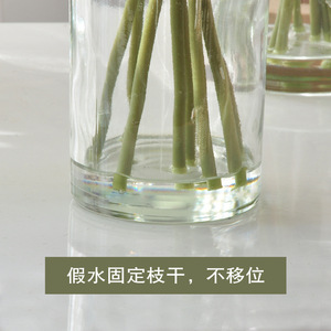 ยูชิโนบุช่ดอกโบตั๋นประดิษฐ์ ดอกไม้ผ้าไหมสีขาวนวล 0.27 กก. สำหรับตกแต่งโต๊ะในห้องนั่งเล่น - Product Image 3