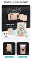 Fabrikgefertigtes Modulares PVC-Drop-Stitch-Bett Konvertierbares Faltbares Eingebaute Elektrische Pumpe Weiches Outdoor Aufblasbares Luftbett