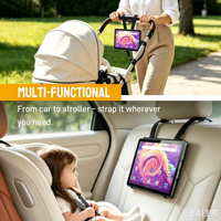 Tablette Android 14 de 14,1'' T616 Octa-Core 2,0 GHz, 128 Go de Stockage, Batterie 10000 mAh, Utilisation Éducative, Support de Fixation pour Appuie-Tête de Voiture, Type-C