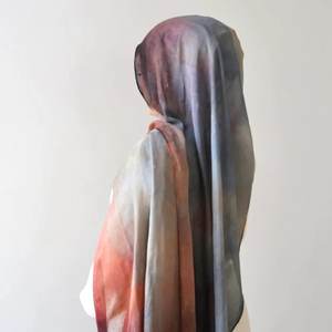 Echarpe longue et élégante en jersey de bambou de style instantané Hijab en coton modal pour femmes musulmanes Foulards et châles traditionnels - Product Image 5