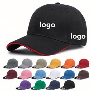 Wholesale Factory Sandwich Custom Design Logo Promotional Activity <b>Plain</b> Cheap <b>Baseball</b> <b>Caps</b> Hats Blank - Product Image 1