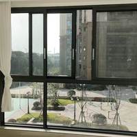Ventana Moderna de Aluminio con Doble Acristalamiento, Diseño de Rejilla, Ventanas Corredizas de Aluminio, Ventanas Coloniales