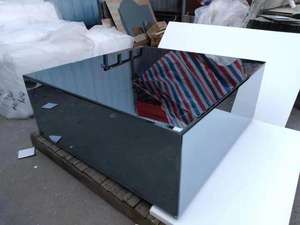 अनुकूलित आधुनिक कमरे में रहने वाले फर्नीचर गिलास वर्ग लंबी कॉफी टेबल सेंटर टेबल साइड टेबल - Product Image 6