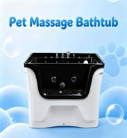 Baignoire pour chien grande capacité, espace spacieux et confortable pour le bain quotidien, le toilettage et l'entretien de la peau des grands chiens