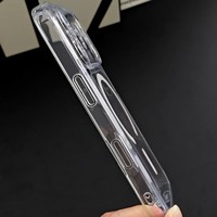 Coque de téléphone magnétique transparente pour iPhone 18 Pro Max, antichoc, avec airbag, anti-jaunissement, positionnement précis des découpes