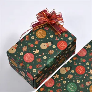 Custom Gedrukt Merk Logo Gift Tissue Vellen Papier Voor Kerst Cadeau Verpakking