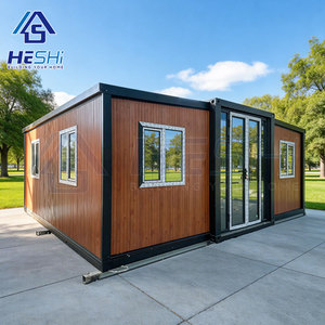 Casa Contenedor Prefabricada Expandible de Construcción Rápida de 40 y 20 Pies, con 1, 2, 3, 4 o 5 Dormitorios, Casa Modular para Jardín - Product Image 1
