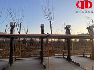 Ascenseur de stationnement vertical extérieur à double étage, 2 poteaux, élévateur de véhicule électrique à deux poteaux, élévateur de voiture pour <span class=keywords><strong>garage</strong></span> - Product Image 5