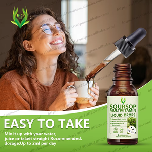 Gotas Líquidas de Guanábana de Marca Privada 60ml, Suplementos Multivitamínicos, Extracto Líquido de Guanábana en Gotas - Product Image 5