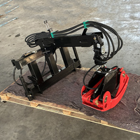 Grue à grumes avec pied hydraulique pour tracteur CE pour la manutention forestière