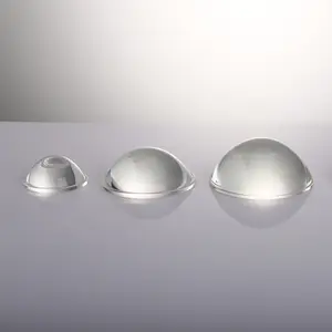 Оптический асферический стеклянный купольный объектив плавленый силикагель для uv-c led
