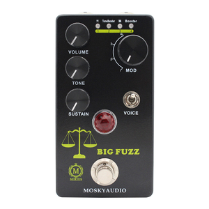 Jingying 2025 Vente en gros d'usine Série M BIG FUZZ Pédale d'effet pour guitare électrique et <span class=keywords><strong>basse</strong></span> Pièces et accessoires pour guitare - Product Image 1