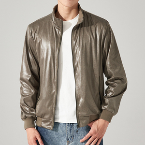 Giacca da <span class=keywords><strong>Uomo</strong></span> in Pelle Stile Motociclista, Giacca da Biker <span class=keywords><strong>su</strong></span> <span class=keywords><strong>Misura</strong></span> in Vera Pelle con Vestibilità Aderente GB220726 - Product Image 2