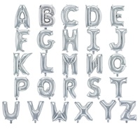 Offre Spéciale 32 pouces or argent rose or rose or bleu noir Alphabet lettre ballon en aluminium pour les fêtes d'anniversaire