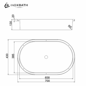 Lavabo Ovale di Lusso in Oro <span class=keywords><strong>per</strong></span> Bagno, <span class=keywords><strong>Lavandino</strong></span> in Acciaio Inox 304 con Scarico - Product Image 5