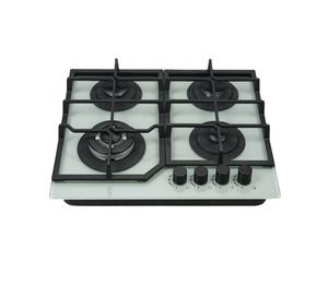 Vente en gros d'usine de plaques de cuisson à gaz en verre trempé à 4 brûleurs, cuisinière à <span class=keywords><strong>prix</strong></span> direct - Product Image 1
