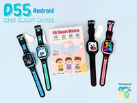 Reloj Inteligente Android 4G para Niños D55 D57 D58 con Tarjeta SIM, Videollamada, GPS, WiFi, Posicionamiento, Asistente y Carga Inalámbrica