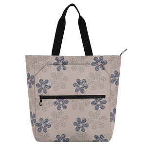 Sac fourre-tout à bandoulière réutilisable en forme de coquille hébraïque, design hawaïen personnalisé, pour l'apprentissage des enfants et l'éducation primaire - Product Image 1