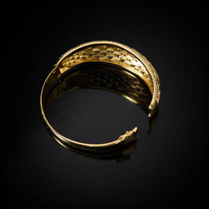 018486 mode femmes manchette Bracelet anneau ensembles cubique Zircon bracelet anneau ensemble pour femmes ouvert manchette bijoux femmes accessoires - Product Image 3